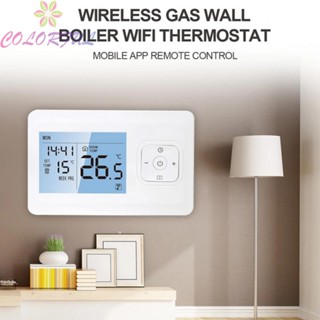 【COLORFUL】Wifi Thermostat Durable For Tuya Wireless Thermostat LCD Digital Programmable