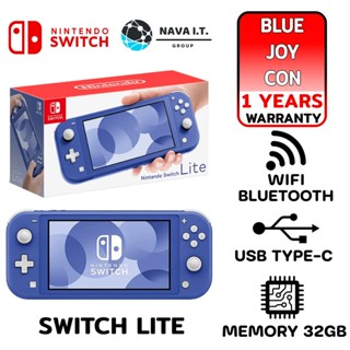 COINSคืน15%⚡FB9JMZV6⚡ NINTENDO SWITCH LITE CONSOLE BLUE JOY-CON รับประกันศูนย์ 1ปี