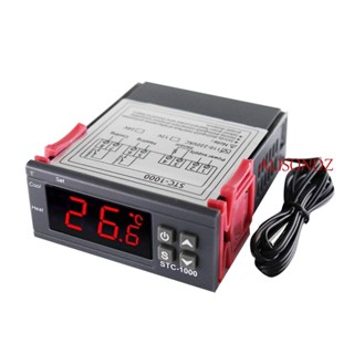 ALISONDZ เครื่องควบคุมอุณหภูมิความชื้นดิจิทัล 12V 24V 220V สําหรับตู้ฟักไข่