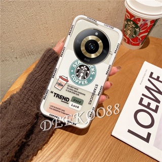 เคสโทรศัพท์มือถือ TPU นิ่ม กันกระแทก ลายกาแฟ Tema แฟชั่น สําหรับ Realme 11 Pro+ Plus 5G C53 NFC 4G Realme11 11Pro 2023 Realme11Pro+ ProPlus