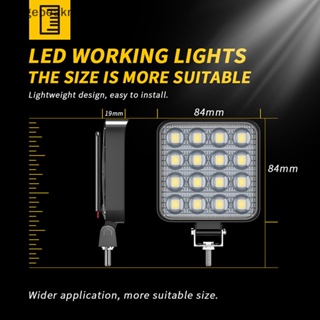 Hugepeaknewsection1 หลอดไฟ LED 48 W DC 12 24 โวลต์ 6000K สีขาว สําหรับรถบรรทุก