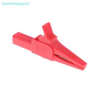 Gentlehappy คลิปปากจระเข้ ทองแดง สีแดง และสีดํา CATIII 1000V 32A สําหรับ Fluke Megger 1 คู่