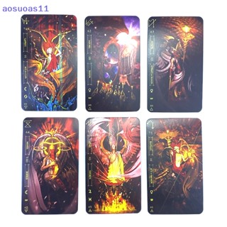 ไพ่ทาโรต์ Aosuoas Goetia Tarot in Darkness ของเล่นเสริมการเรียนรู้ สําหรับครอบครัว