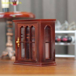 Timehee ตู้ไวน์พลาสติก ขนาดเล็ก 1:12 สําหรับบ้านตุ๊กตา 1 ชิ้น