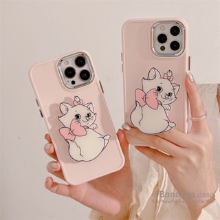 เคสโทรศัพท์มือถือ ลายการ์ตูนแมว Luna พร้อมขาตั้ง โลหะ ป้องกันเลนส์ สําหรับ iPhone 14 Plus 14 13 12 11 Pro Max X Xs XR Xs Max 7 8 Plus SE2020