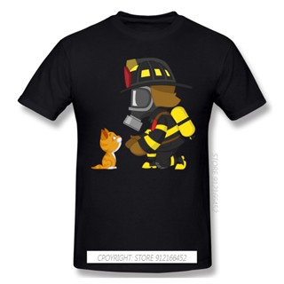 เสื้อยืด พิมพ์ลายแมวกู้ภัย สีขาว ขนาดใหญ่ สําหรับผู้ชาย