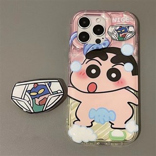 ✨ชินจัง✨เคสมือถือ ลายการ์ตูนชินจังน่ารัก กันกระแทก สําหรับ Apple 14 Pro Max ชินจัง เคส เคสไอโฟน  เคสกันกระแทก เคสชินจัง Iphone 13 12 11 xr 8p