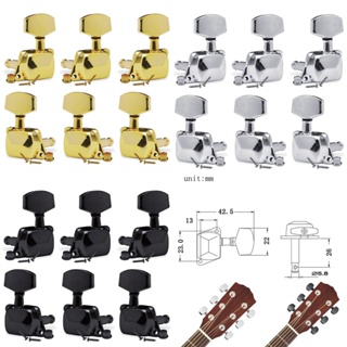 Pw-3l3r หมุดจูนเนอร์กีตาร์กึ่งปิดผนึก สําหรับกีตาร์อะคูสติก กีตาร์ไฟฟ้า