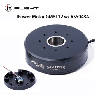 Iflight IPower Motor GM8112 90T มอเตอร์กิมบอลไร้แปรงถ่าน เพลากลวง 22 มม. พร้อมตัวเข้ารหัส AS5048A สําหรับกล้อง 5-6 กก.