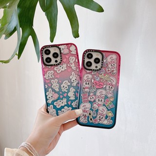 Casetify เคสป้องกันโทรศัพท์มือถืออะคริลิค ลายกระต่าย Marshmallow สําหรับ iPhone 14 12 13 Pro Max