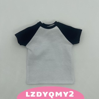 [Lzdyqmy2] เสื้อยืดแขนสั้น สเกล 1/6 สําหรับตุ๊กตา 12 นิ้ว