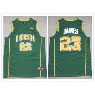 Nba Los Angeles Lakers No. ที่ไม่เหมือนใคร เสื้อกีฬาบาสเก็ตบอล James 23 สีเขียว 171873