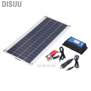 Disuu Solar Panel Kit 8W 30A Flexible Monocrystalline W/Charge Controll JY