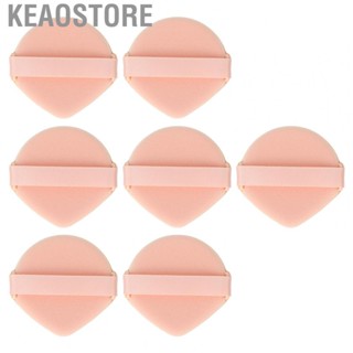 Keaostore Face Makeup Puff  7pcs Skin Friendly Fine Aperture  Drop Shape for Daily Use