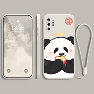 เคส Samsung NOTE 10 10+ 10 PLUS การป้องกันกล้อง lucky happy panda soft antiskidding เคสโทรศัพท์มือถือ