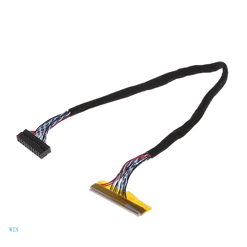 Win สายเคเบิล FIX 30 Pin 1ch 6bit LVDS 26 ซม. สําหรับแผง LCD 14 1-15 6 นิ้ว