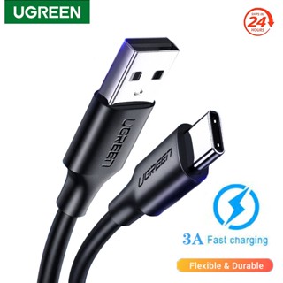 Ugreen Type-C 3A สายชาร์จเร็ว สายชาร์จข้อมูล USB C สายชาร์จโทรศัพท์มือถือ สายเคเบิลโทรศัพท์มือถือ