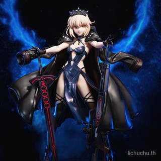 โมเดลฟิกเกอร์ อนิเมะ fate Night Arturia Black saber Premium Edition fate Secondary WDAB