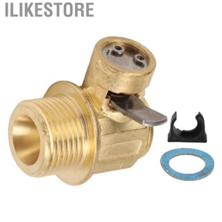 Ilikestore Diesel Engine Oil Drain Switch  M18‑1.5 Lever  Quick Ball Valve Mess Free Compact Time Reducing with Gasket for Cars