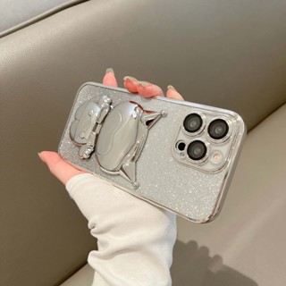 บิวตี้ iphone silvery mirror support เคสไฮโซ เคสซิลิโคน iPhone 13 เคสไอโฟน 14promax 13 Cartoon เคส compatible for iPhone 14 14Pro 14promax 14plus 13 12 11 Pro max xsmax xr x 7 8 plus cases เคสไอโฟน12 7พสัส เคสไอโฟน11กันกระแทก