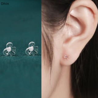 [Dhin] 1Pair Invisible Resin Clear Ear Pins Resin Stud Earrings Heart Star Prevent Allergy Cartilage Helix Earring  Jewelry COD