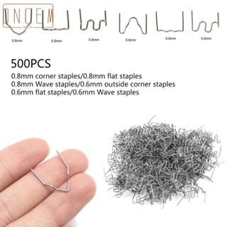 【ONCEMOREAGAIN】Plastic Welding Staples 500 pcs Pre Cut Hot Staples for Car Bumper Fender Repair