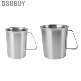Dsubuy 304 Stainless Steel  Frothing Jug Coffee Pitcher Frother Cup with Handle