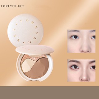 Foreverkey ไฮไลท์จมูก คอนทัวร์ ไฮไลท์ คอนทัวร์ ไฮไลท์แต่งหน้า สามสี