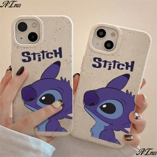 เคสโทรศัพท์มือถือนิ่ม กันกระแทก ลายการ์ตูน Stitch เรียบง่าย สําหรับ Iphone Apple 12plus max13 7 81114pro E6GU