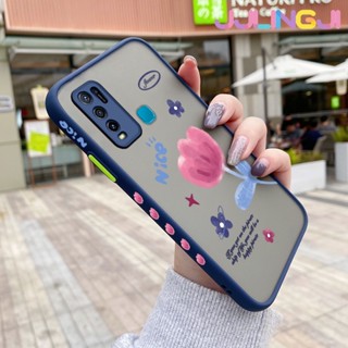 เคสซิลิโคนนิ่ม แบบใส ขอบสี่เหลี่ยม กันกระแทก สําหรับ VIVO Y30 Y30i Y50