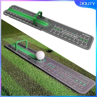 [dolity] แผ่นพัตกอล์ฟ แบบพกพา สีเขียว อุปกรณ์เสริม สําหรับผู้เริ่มต้น