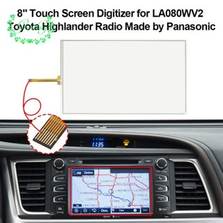 แผงหน้าจอสัมผัสดิจิทัล LCD สําหรับเครื่องเล่น DVD 2014-2019 Toyota Highlander GPS