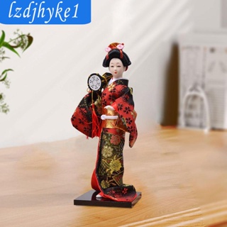 [Lzdjhyke1] ฟิกเกอร์รูปปั้นตุ๊กตาญี่ปุ่น Geisha เอเชีย สําหรับตั้งโต๊ะ