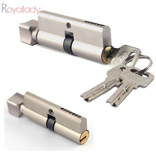 #ROYALLADY#Secure กระบอกล็อคประตู 6 Pin ความยาว 70 มม. เพื่อความปลอดภัยสูง