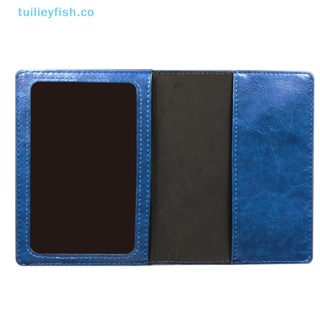 Tuilieyfish เคสหนัง ป้องกันหนังสือเดินทาง ใบรับรอง สําหรับสํานักงาน