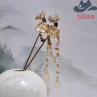 Bliss กิ๊บติดผม ลายดอกไม้ ใบไม้ แฟรี่ โบราณ เครื่องประดับผมเจ้าสาว สําหรับผู้หญิง