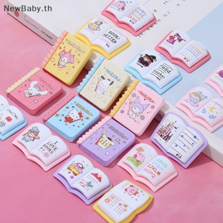 Newbaby หนังสือเรซิ่น ขนาดเล็ก ลายการ์ตูน สําหรับตกแต่งบ้านตุ๊กตา