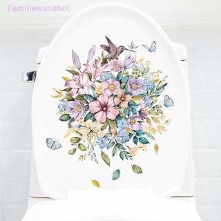 Familiesandhot&gt; สติกเกอร์ติดผนัง ลายดอกไม้ พืชสีเขียว หลายชนิด ตกแต่งห้องน้ํา ห้องนั่งเล่น ตู้ บ้าน กาวในตัว ภาพจิตรกรรมฝาผนังอย่างดี