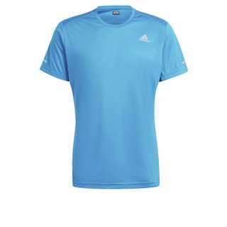 adidas วิ่ง เสื้อยืด Run It ผู้ชาย สีเทอร์คอยส์ H34537