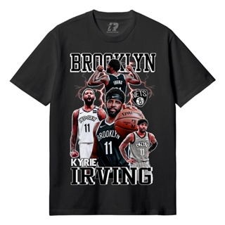 เสื้อยืดพิมพ์ลาย Nba - KYRIE BROOKLYN เสื้อยืด ผ้าฝ้าย แขนสั้น พิมพ์ลาย 30s s - m - l - xl - xxl kaos Basketball distro