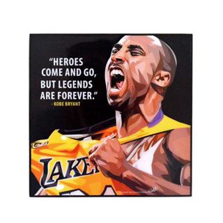 Kobe Byrant 24 Black Mamba Heroes Come and Go But Legends Are Forever ภาพวาดที่มีชื่อเสียง zfx 1009