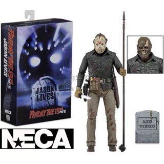 [พร้อมส่ง] Neca ฟิกเกอร์ Black Friday Jason 6 Jason ครบรอบ 30 ปี 39714 Deluxe Edition 23 ซม. ZL8Y