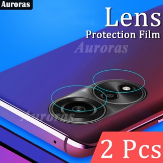 ฟิล์มกระจกนิรภัยกันรอยเลนส์กล้องหลังโทรศัพท์มือถือ OPPO A78 4G Reno 8T 5G A58 2 แพ็ค