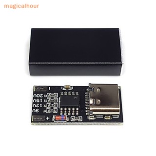 Magicalhour^^ บอร์ดโมดูลดีคอย PD QC LDE 9V-20V PD PD 2 3.0 DC USB Type-C QC4 คุณภาพสูง