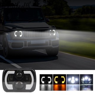 ไฟหน้ารถยนต์ LED DRL 5x7 7x6 สําหรับ Jeep Chevy Express Astro