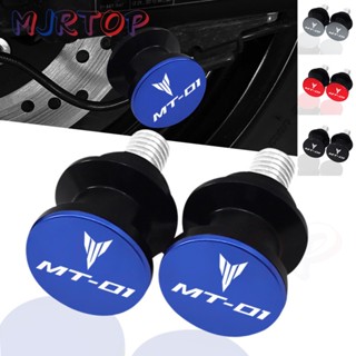 ใหม่ ตะปูหยิบ สกรูโลโก้ CNC สําหรับ Yamaha MT-01 MT01 04-14