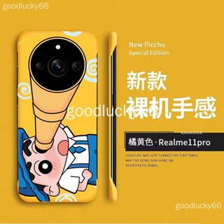 เคสโทรศัพท์มือถือแบบแข็ง บางมาก ลายการ์ตูนชินจัง สําหรับ Realme 11 Pro+ realme11pro+