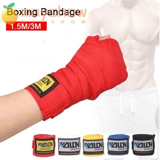 Mayshow ผ้าพันแผลมวย 2 ม้วน Sanda Kick Hand Wraps Belt Boxing Wraps, Wrist MMA Sports Strap Colorful