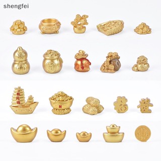 [shengfei] ต้นมะระเรซิ่น สีทอง สําหรับตกแต่งบ้าน DIY