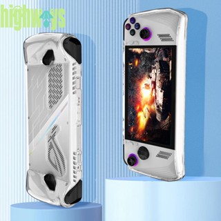 เคสคอนโซลเกม ซิลิโคน TPU พร้อมตัวยึด สําหรับ Asus Rog Ally [highways.th]